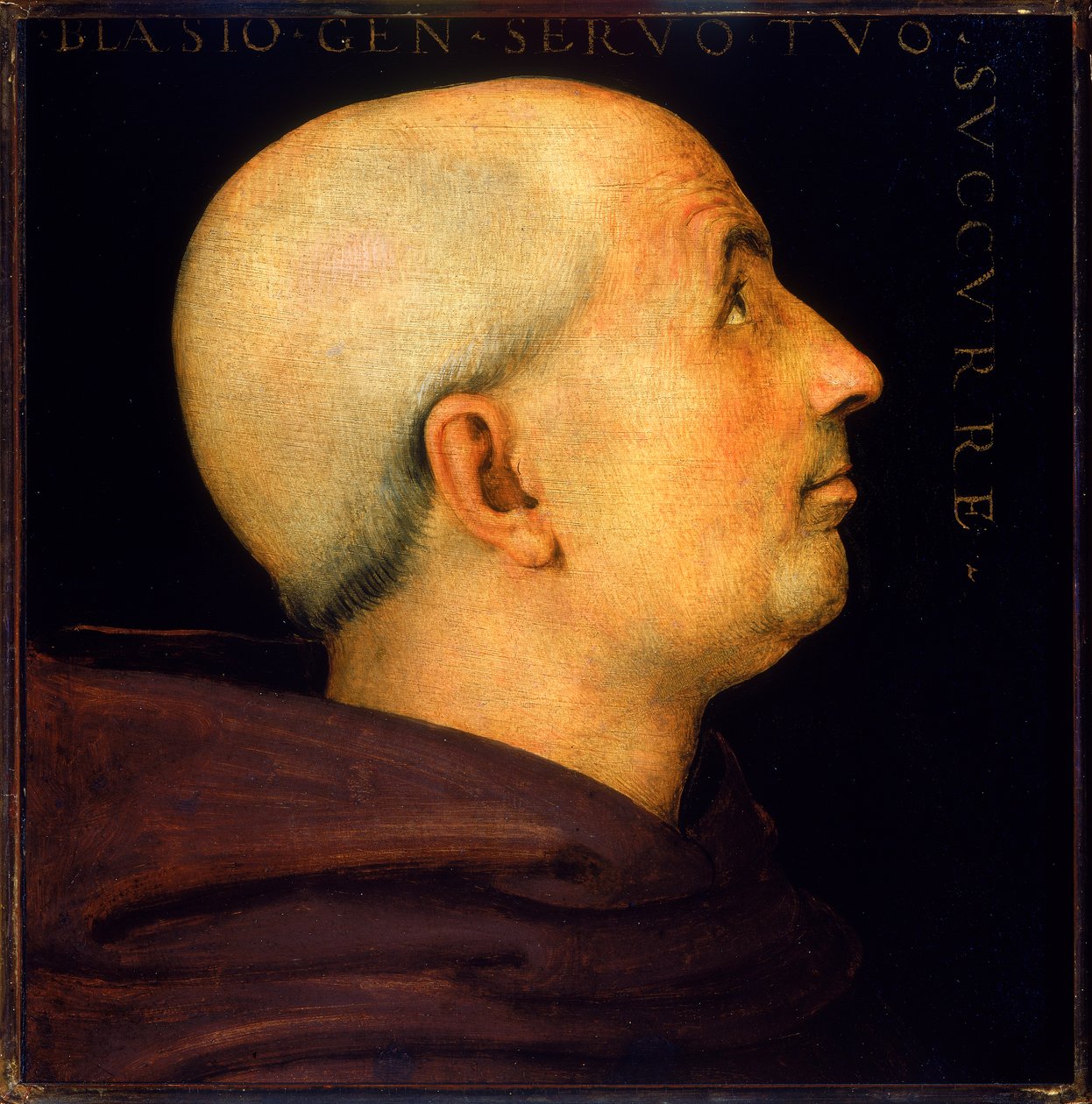 Portret van Don Biagio Milanesi door Pietro Perugino