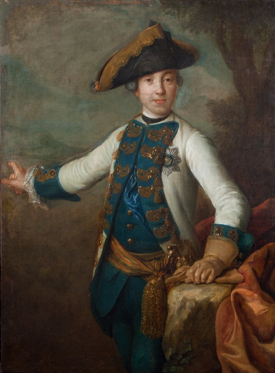 Portret van Grootvorst Peter Fedorovich (Later Peter III van Rusland) door Pietro Antonio Rotari