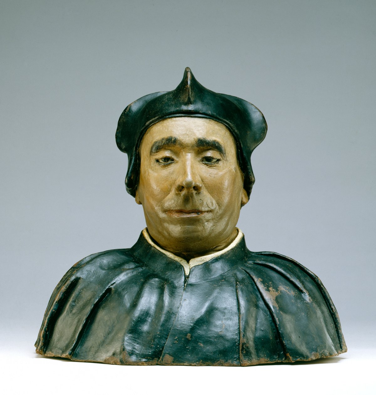Buste van een geleerde of prelaat, 1545 door Pietro Torrigiano