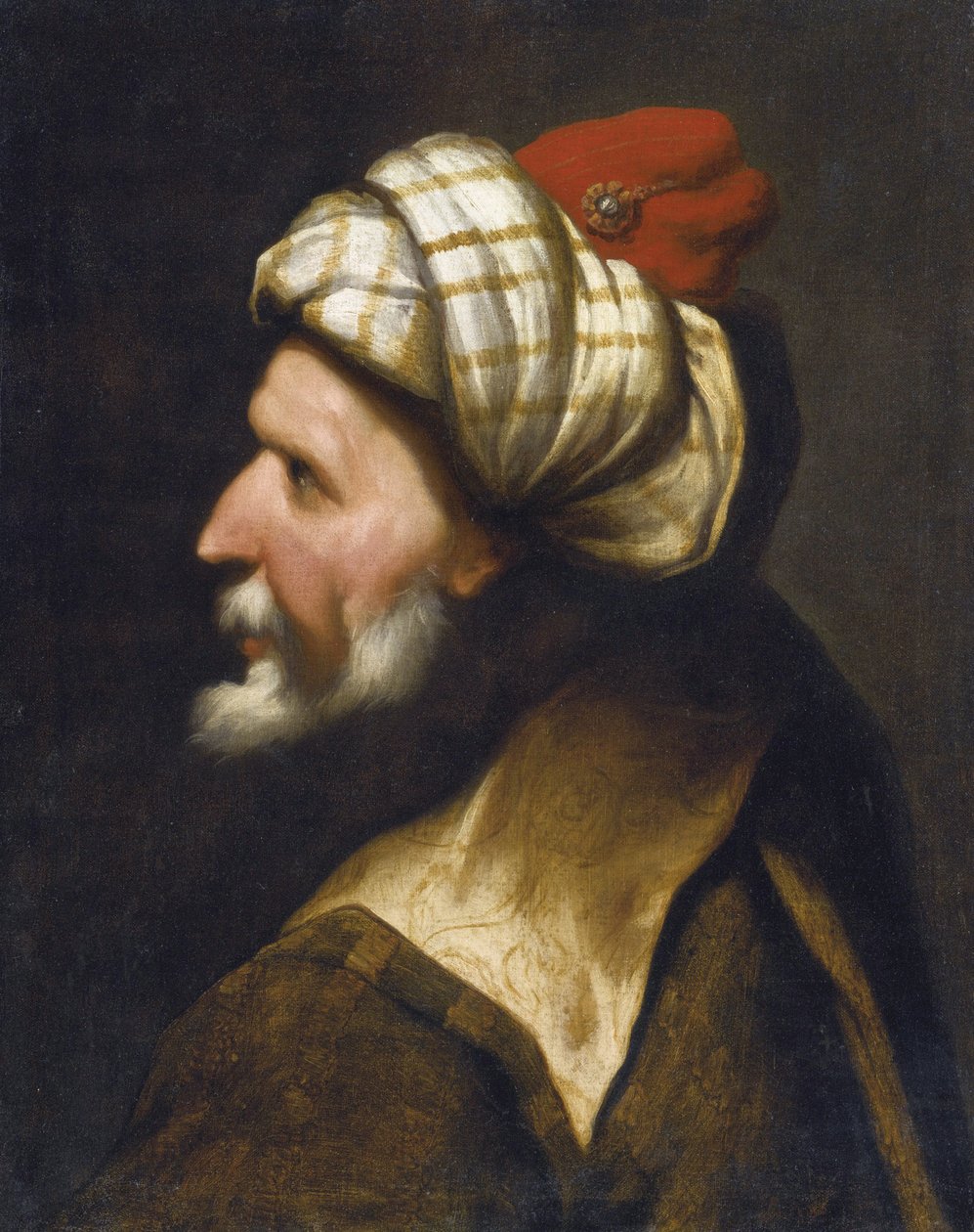 Portret van Khizir Khayr ad-Din (Barbarossa) door Pietro  Della Vecchia