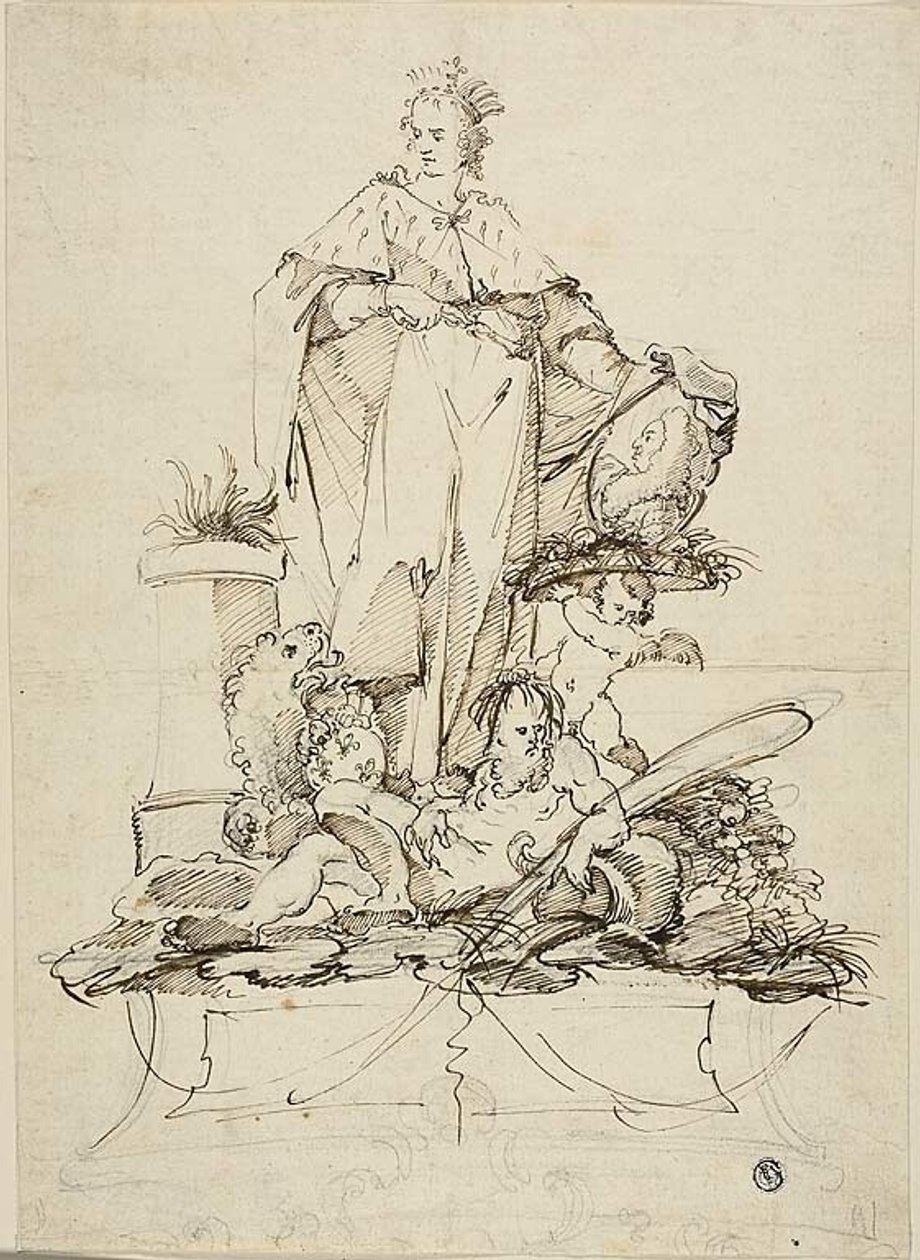 Allegorie ter ere van groothertog Gian-Gastone de