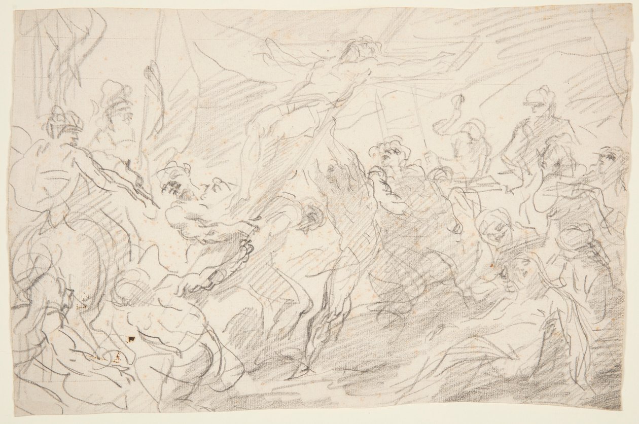 Studie voor de Verheffing van het Kruis door Pietro Dandini