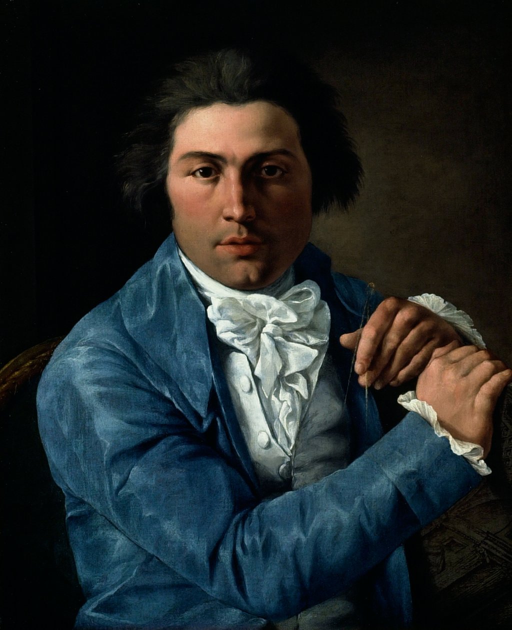 Portret van de architect Giuseppe Valadier door Pietro Labruzzi