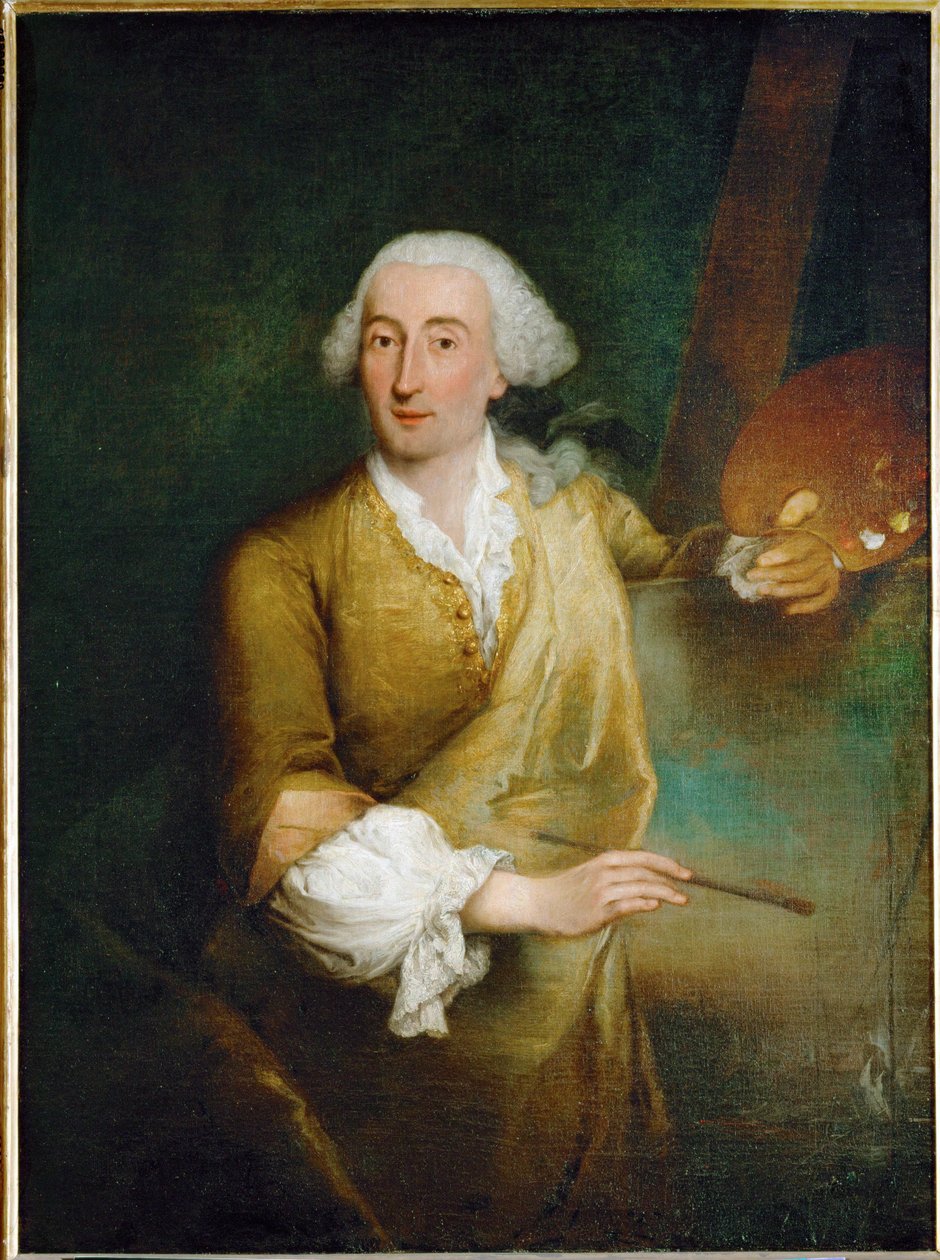 Francesco Guardi (schilderij op doek) door Pietro Longhi