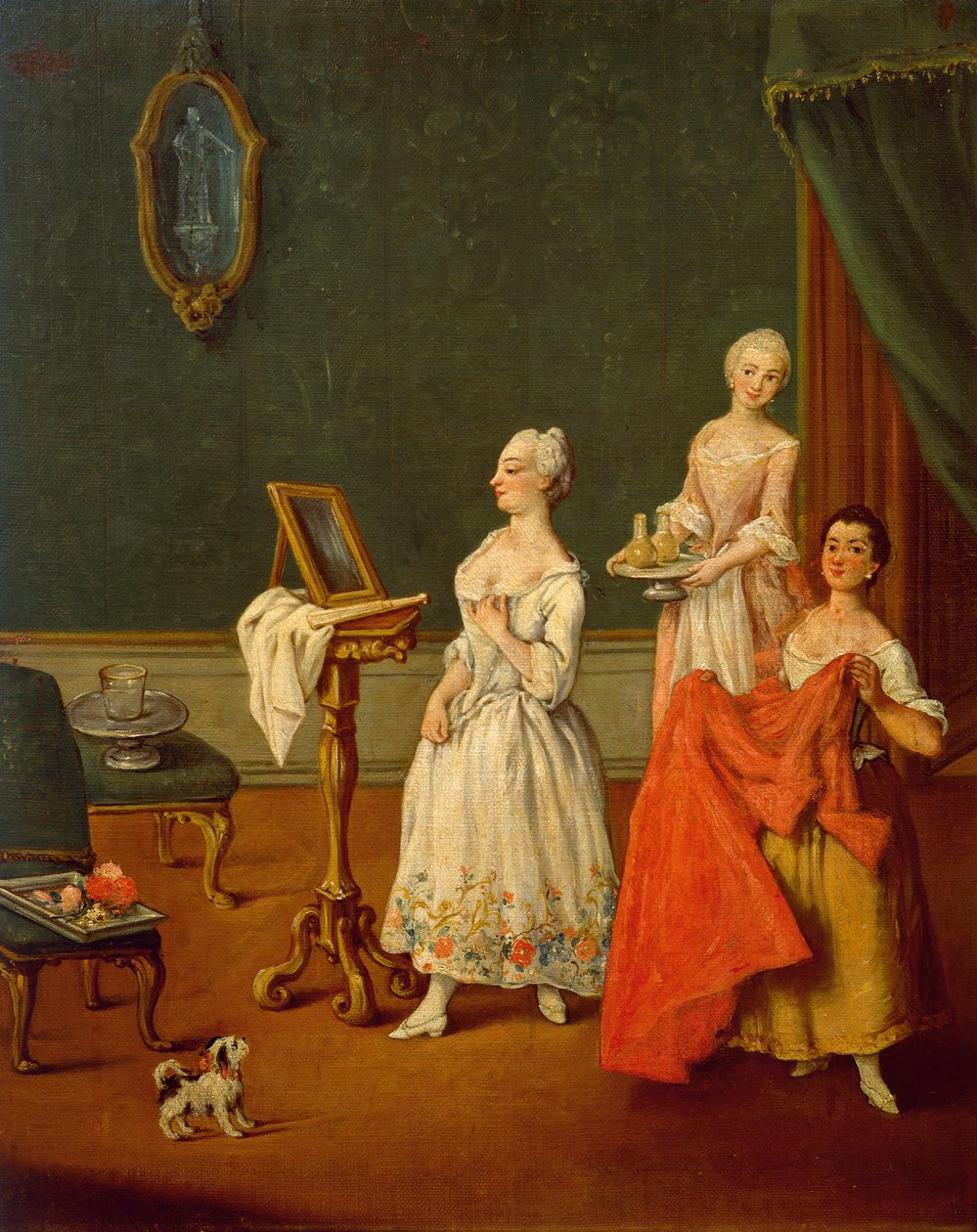Dame bij haar Toilette door Pietro Longhi