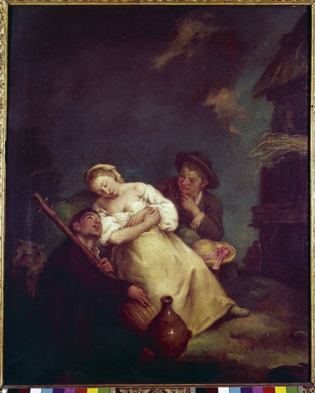 Slapende landbouw (La contadina addormentata) door Pietro Longhi
