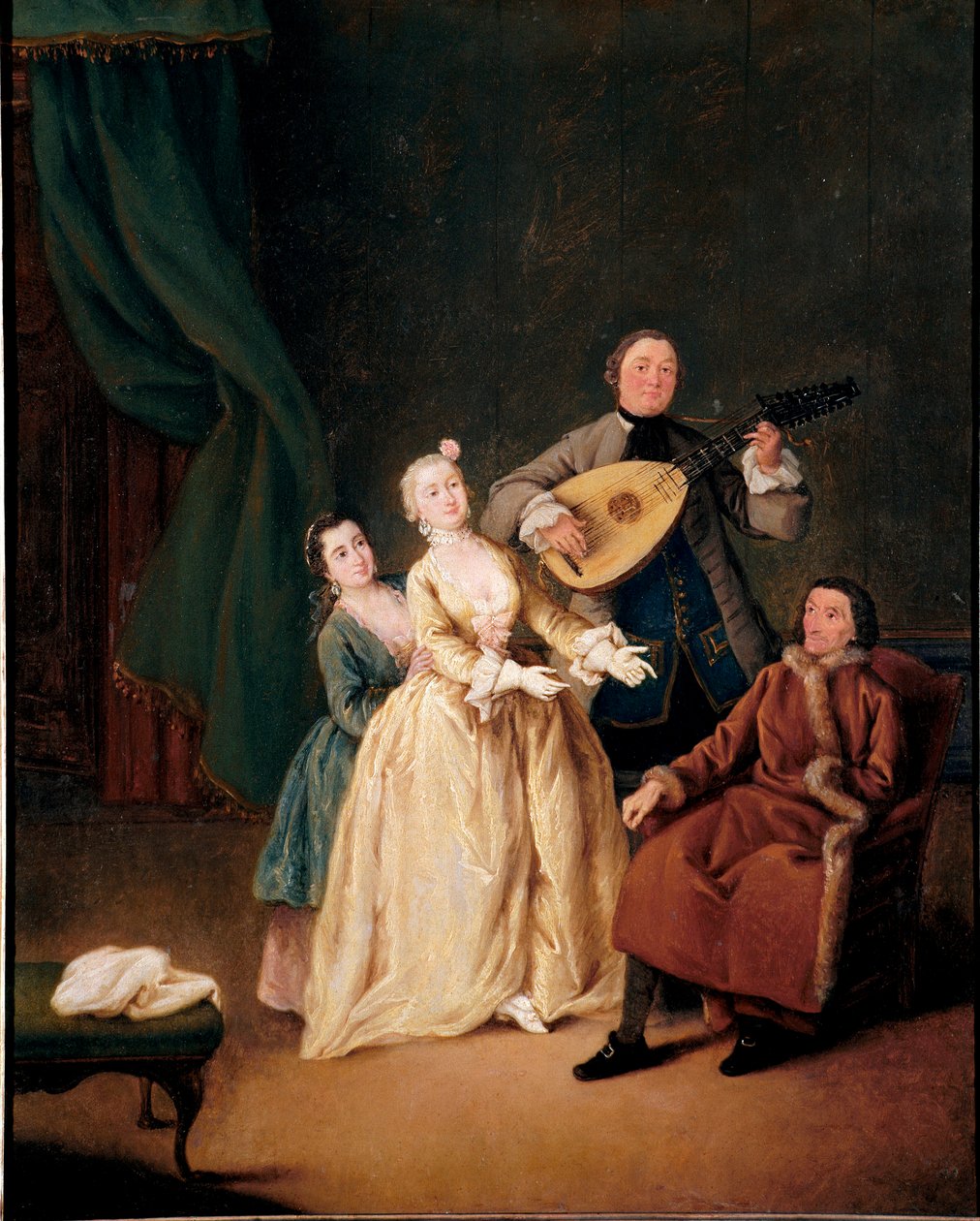 Het familieconcert door Pietro Longhi