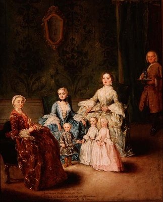 De familie Sagredo door Pietro Longhi