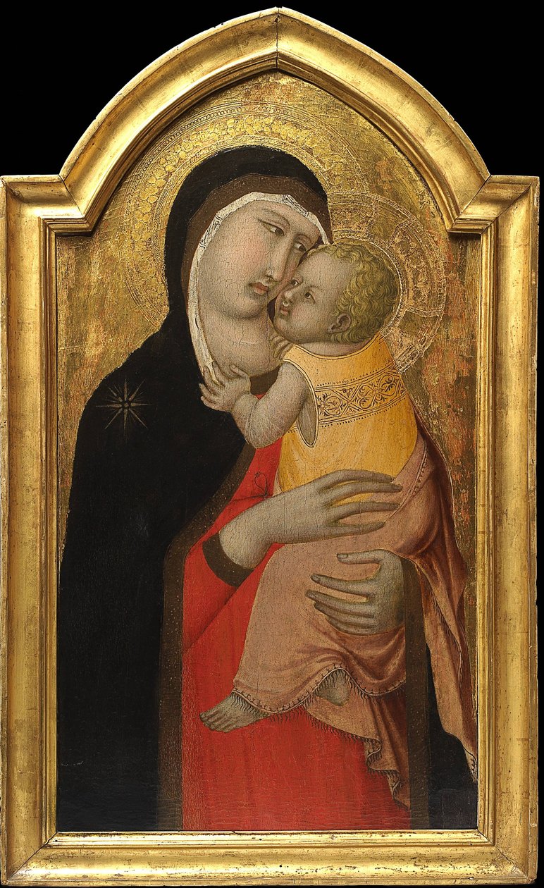 Maagd en kind door Pietro Lorenzetti