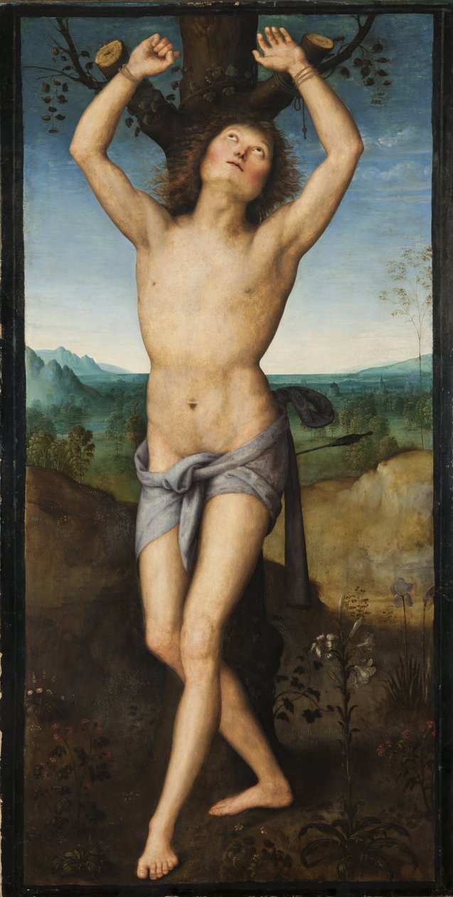 Sint Sebastiaan door Pietro Perugino