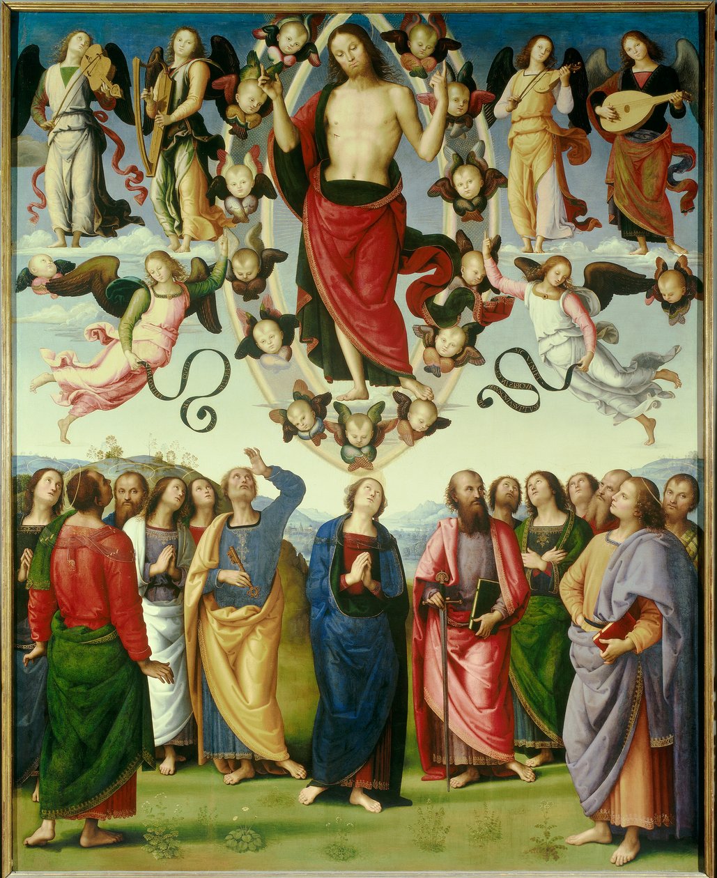 De Hemelvaart van Christus door Pietro Perugino