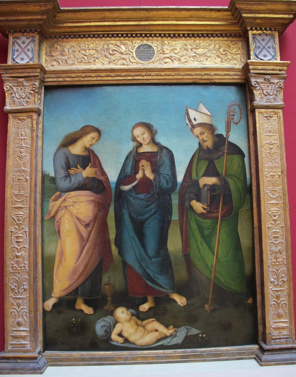 Aanbidding van het Kind door Pietro Perugino