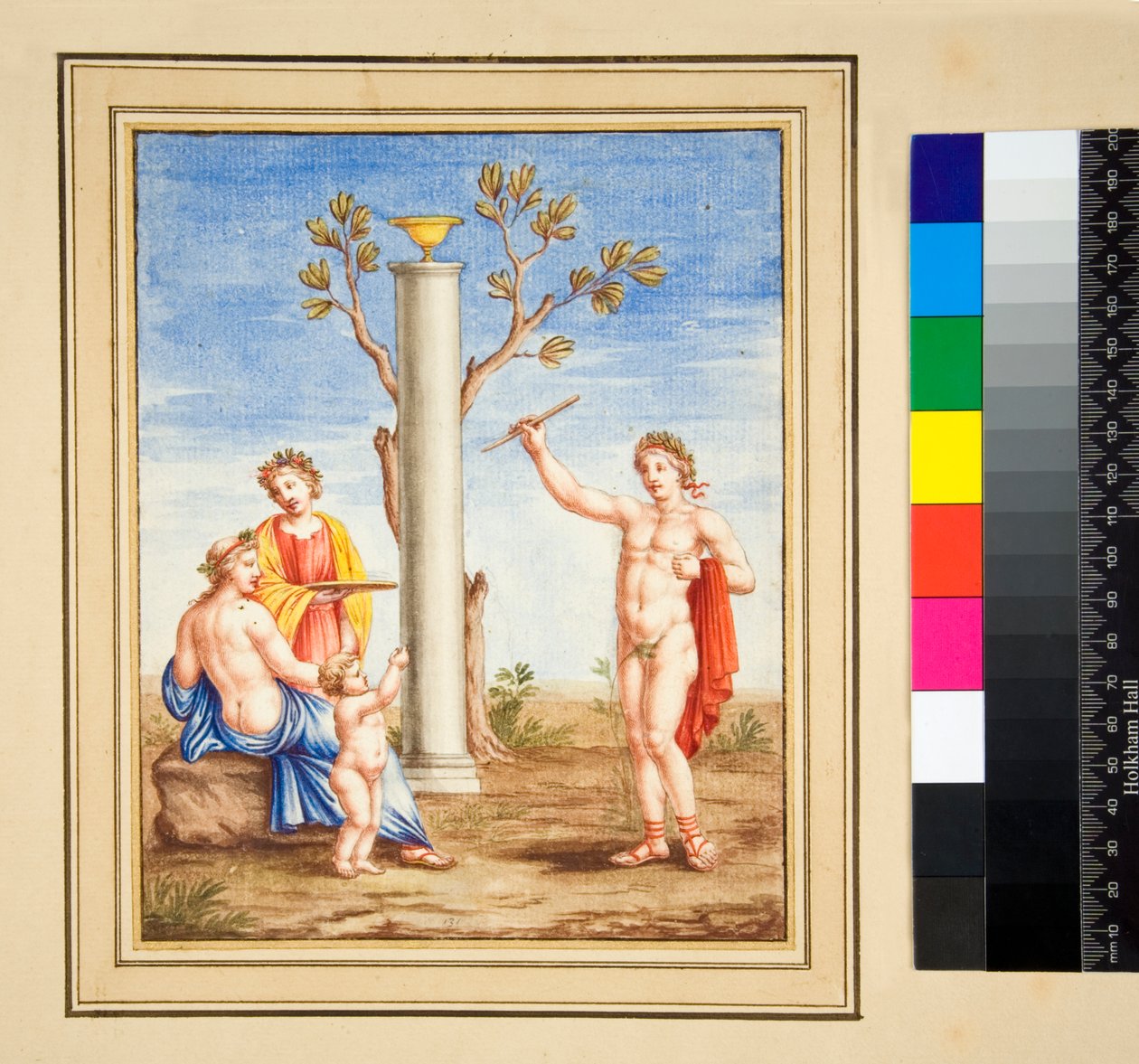 Een offerscène door Pietro Santi Bartoli
