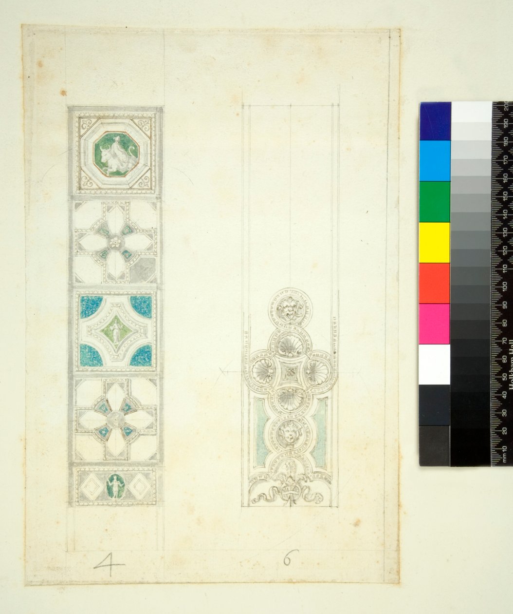 Gewelf van de Villa Madama door Pietro Santi Bartoli