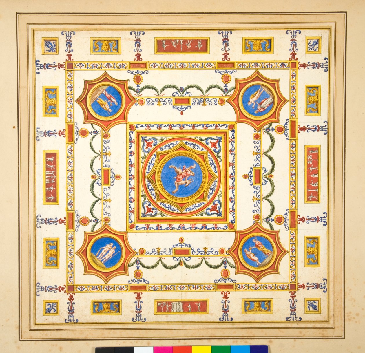 Volta van het Paleis van Augustus door Pietro Santi Bartoli