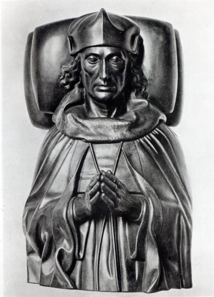 Beeld van Hendrik VII in Westminster Abbey (goud) door Pietro Torrigiano