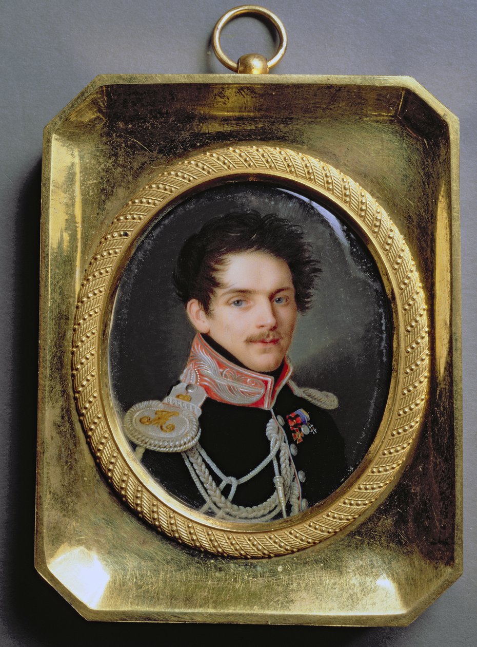 Portret van Sergei Grigorievich Stroganov (1794-1882) door Pietro de Rossi