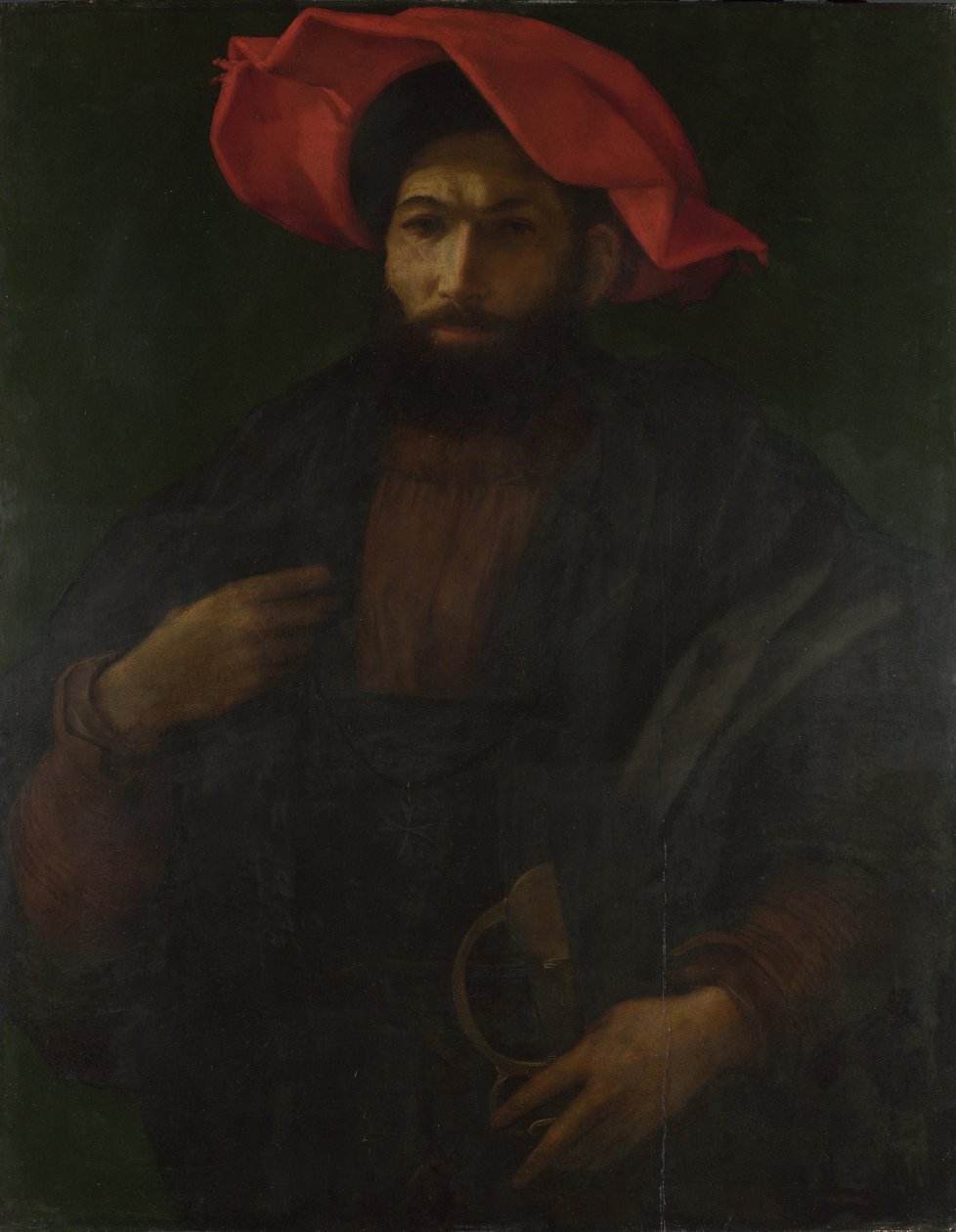 Een ridder van Sint Jan door Polidoro da Caravaggio