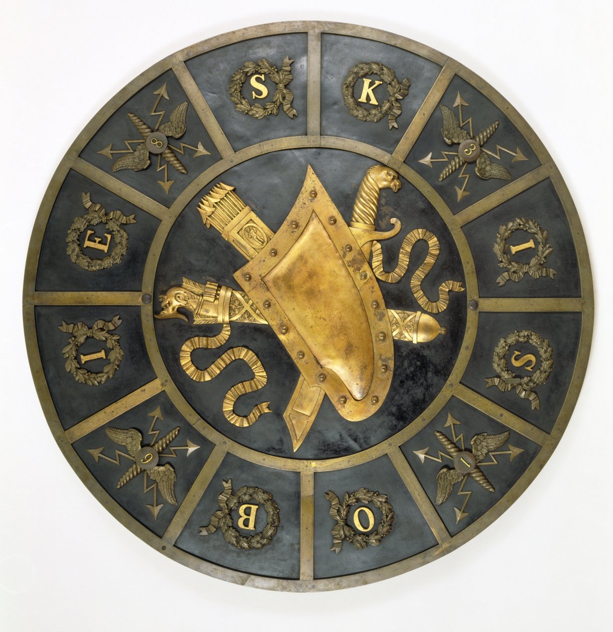 Schild ter ere van Koning Jan Sobieski III (1629-96) door Polish School