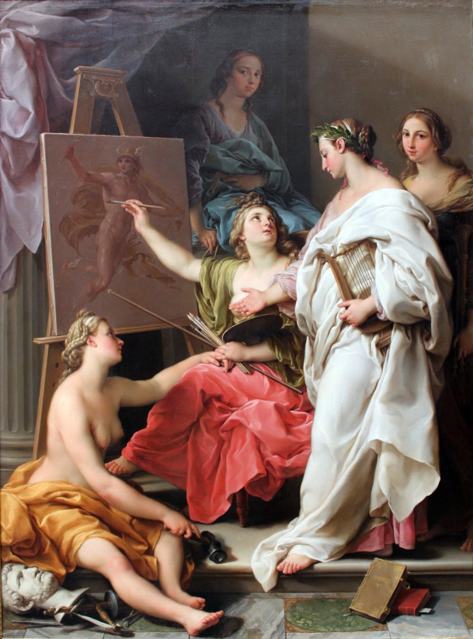 Allegorie van de Kunsten door Pompeo Batoni