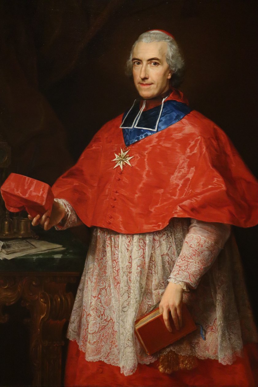 KardinaalRochechouart door Pompeo Batoni