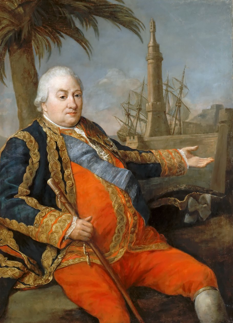 Pierre André de Suffren de Saint Tropez door Pompeo Girolamo Batoni