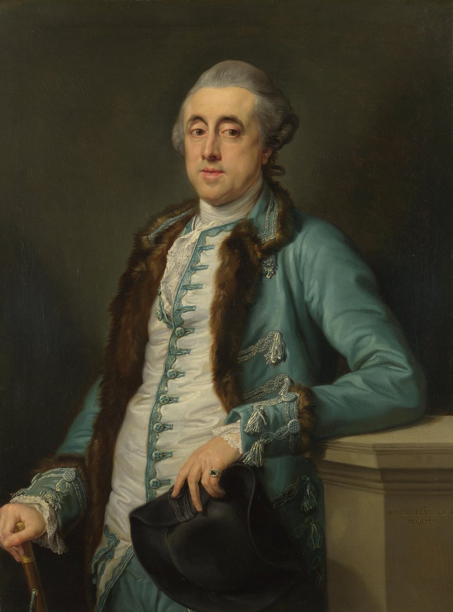 Portret van John Scott van Banks Fee door Pompeo Girolamo Batoni
