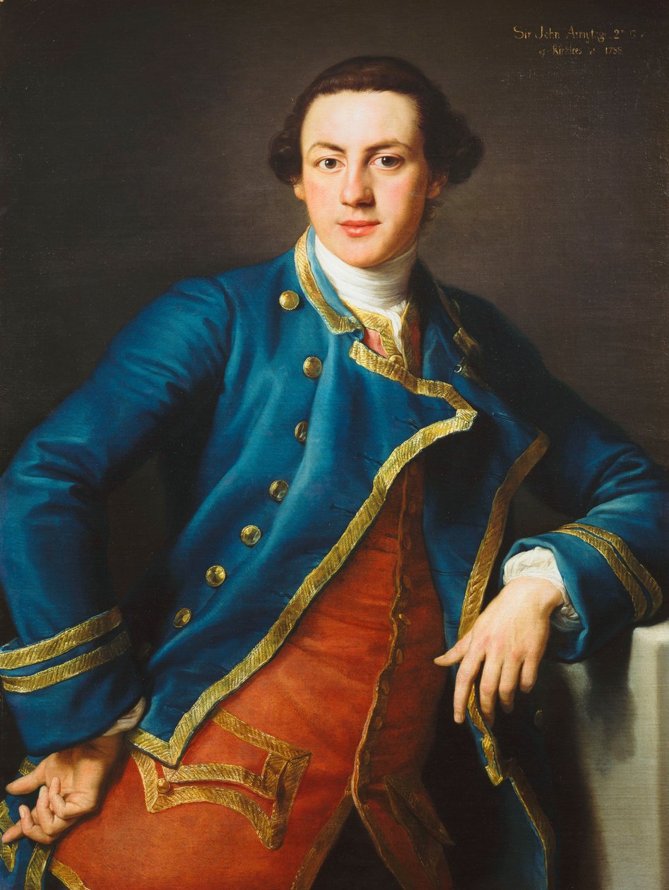 Portret van Sir John Armytage, 2e Bt. door Pompeo Girolamo Batoni