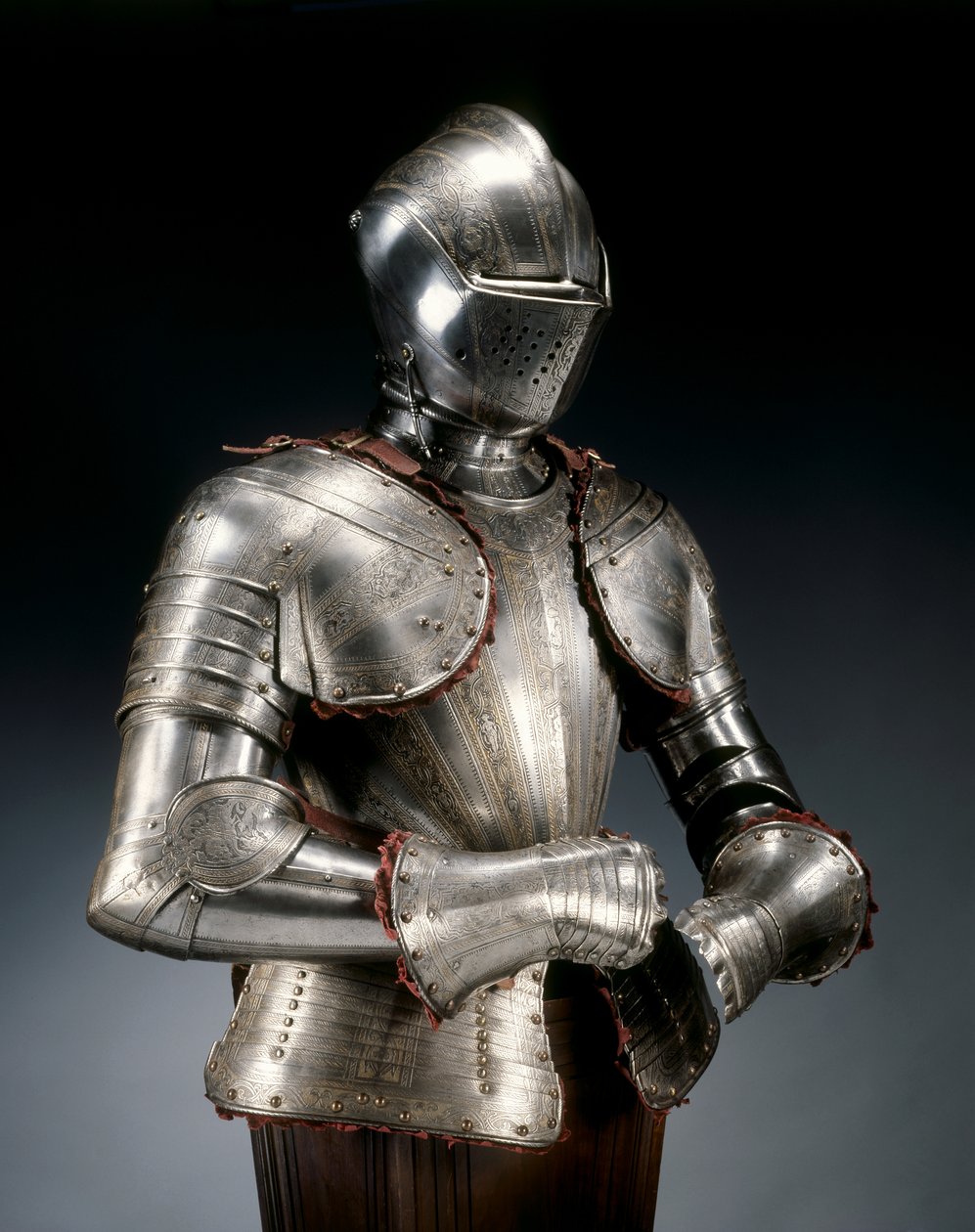 Halve wapenrusting voor het voettoernooi, ca. 1590 door Pompeo della Cesa