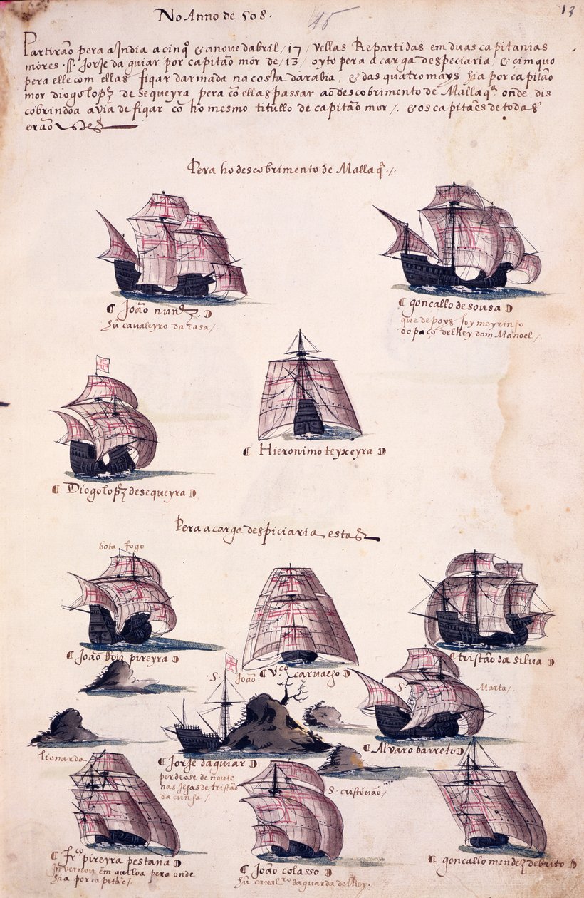 Nieuwe Expeditie naar India in 1508, uit 