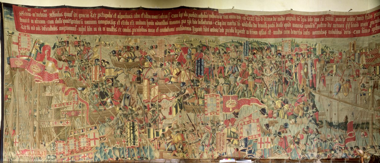 De verovering van Arzila in 1471 door Portuguese School