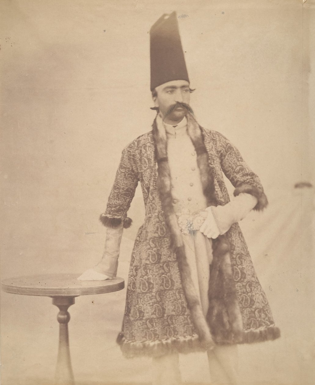 Naser al-Din Shah, 1840s-60s door Possibly by Luigi Pesce.