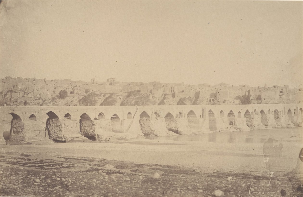 [De Brug bij Dizfoul], 1840s-60s door Possibly by Luigi Pesce.