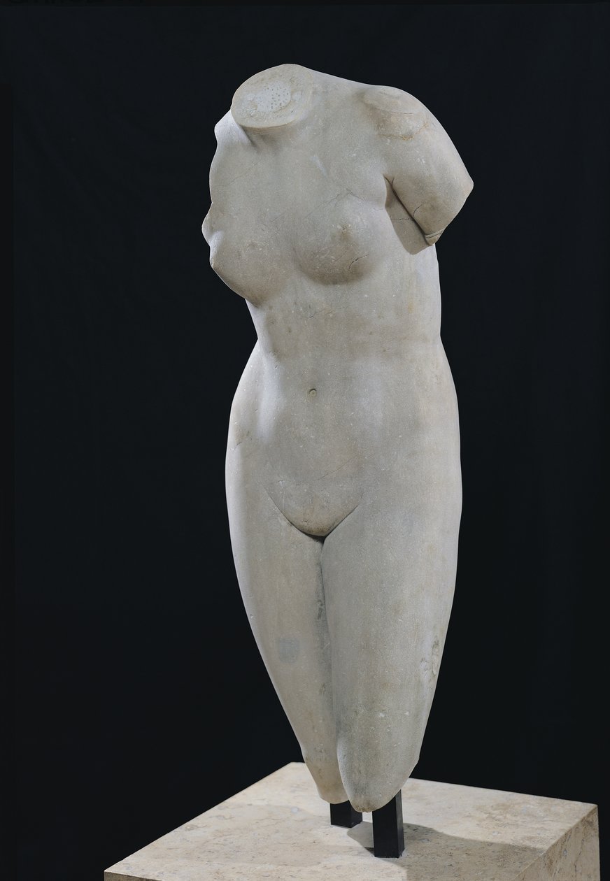 Torso van Venus van Cnidos door Praxiteles