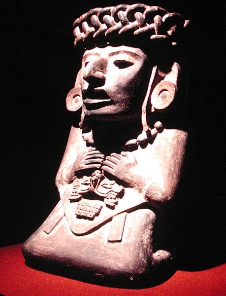 Ceremoniële urn, 100-600 AD door Pre Columbian Pre Columbian