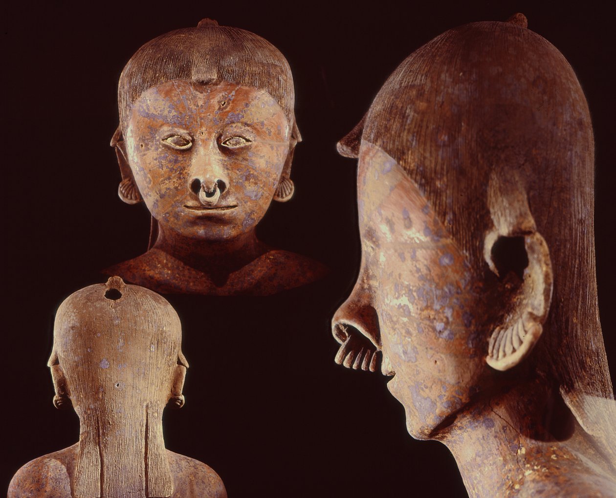 Details van Zittende Figuur, Chinesco Cultuur door Pre Columbian Pre Columbian