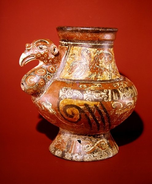 Beeldvaas die een kalkoen voorstelt, uit Nacasola, Nicoya-schiereiland door Pre Columbian Pre Columbian