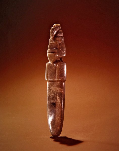 Celt met puntige top, uit Guacimo, Linea Vieja gebied door Pre Columbian Pre Columbian