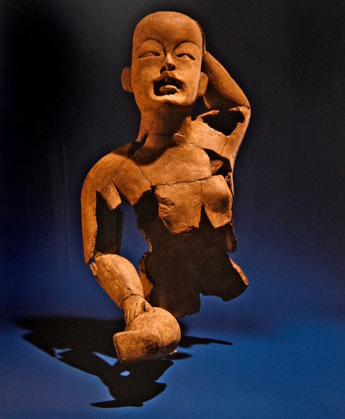 Zittende Figuur, Olmec Cultuur door Pre Columbian Pre Columbian