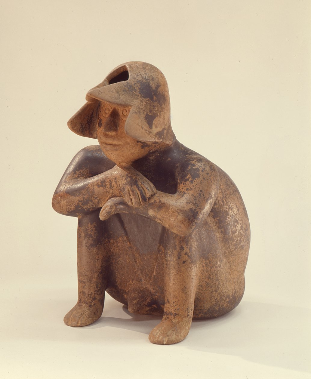 Zittende Man, Colima Cultuur door Pre Columbian Pre Columbian