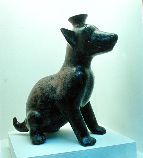 Standbeeld van een coyote, uit de Tolteekse Cultuur, 800-1100 door Pre Columbian Pre Columbian