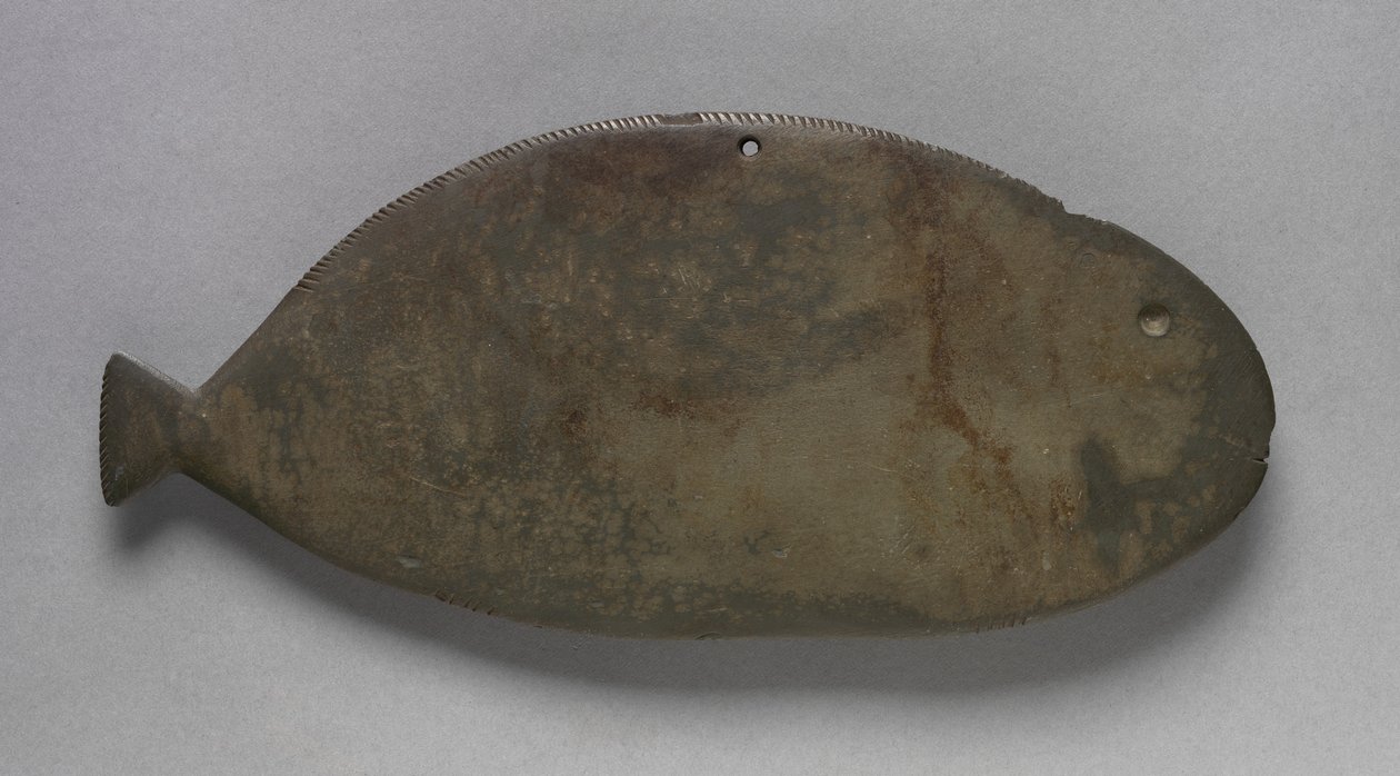 Palet in de vorm van een vis, ca. 3500-2950 v.Chr. (grauwacke) door Predynastic Period Egyptian