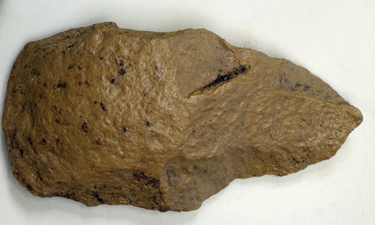 Acheulische handbijl door Prehistoric