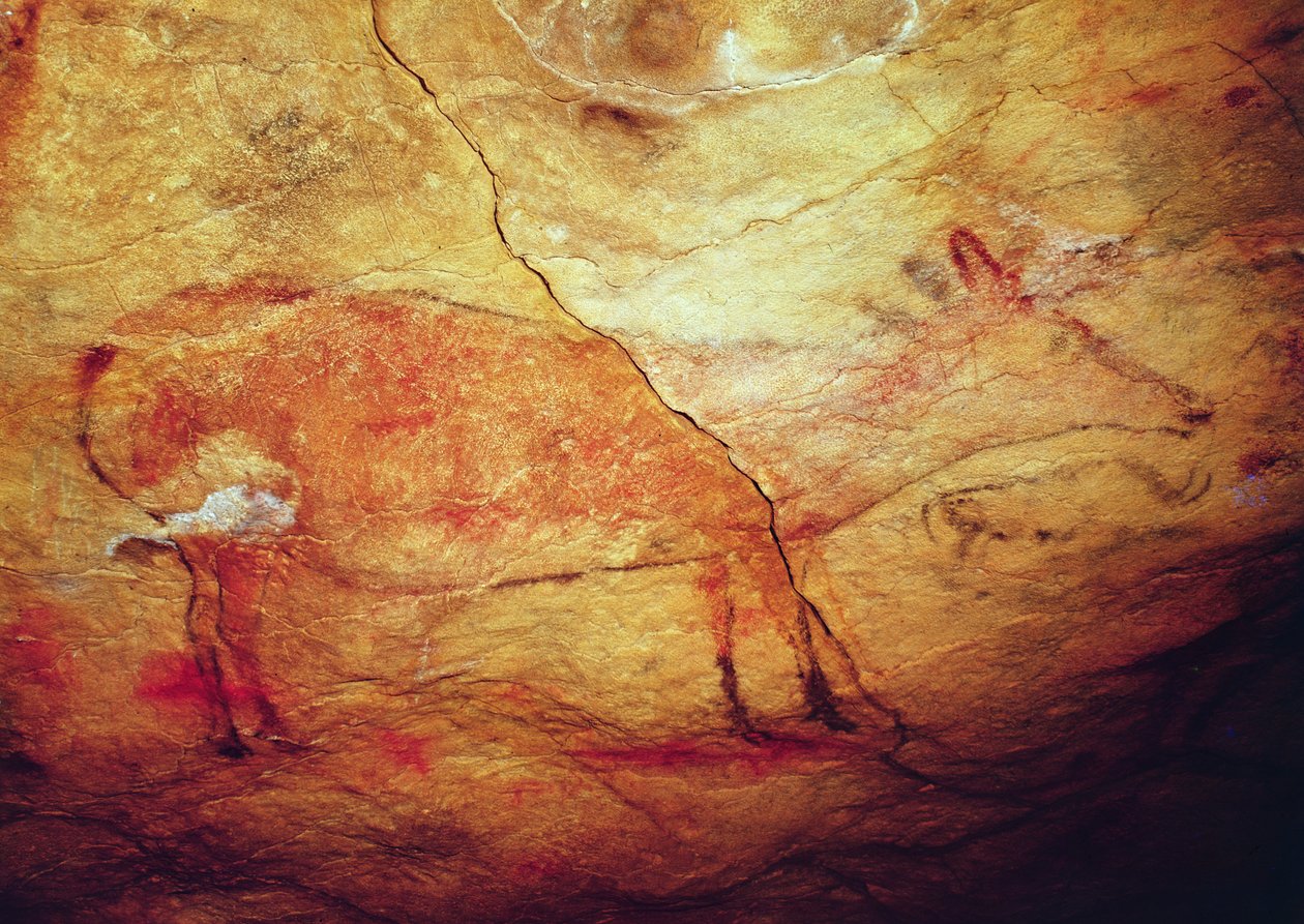 Hert uit de Grotten van Altamira, ca. 15.000 v.Chr. door Prehistoric