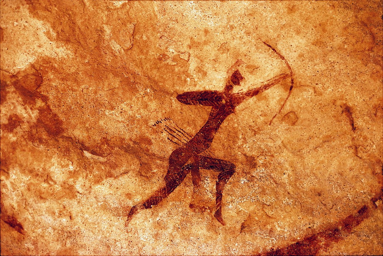 Algerije - Sahara woestijn - Nationaal Park Tassili-n-Ajjer (UNESCO Werelderfgoedlijst door Prehistoric Prehistoric