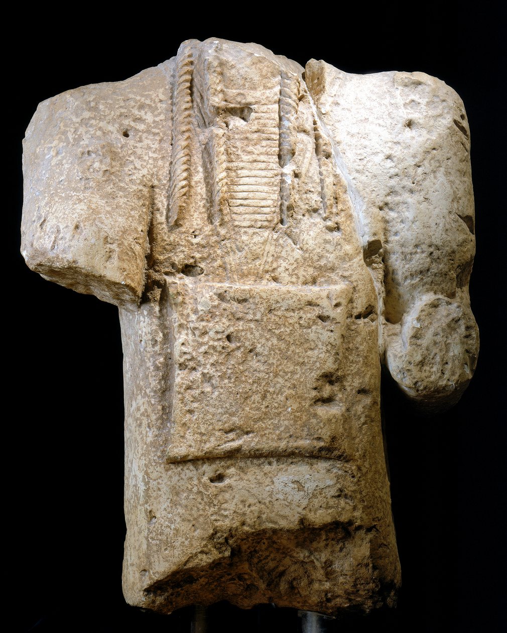 Buste van een Nuraghe boogschutter, uit Monte Prama (Cabras) door Prehistoric Prehistoric