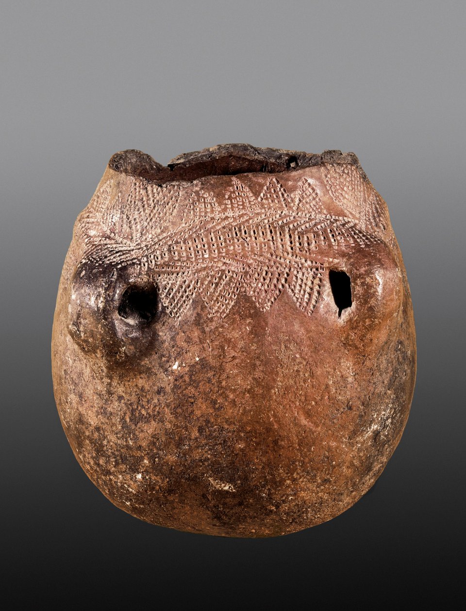Prehistorie: keramische vaas, neolithicum. Afkomstig uit Cacin door Prehistoric Prehistoric