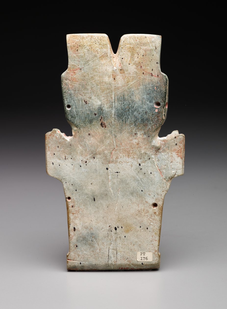 Keerzijde van een Antropomorfe Plaque, Mogelijk de Vuur Slang, Preklassieke periode, 800-400 v.Chr. door Prehistoric Prehistoric
