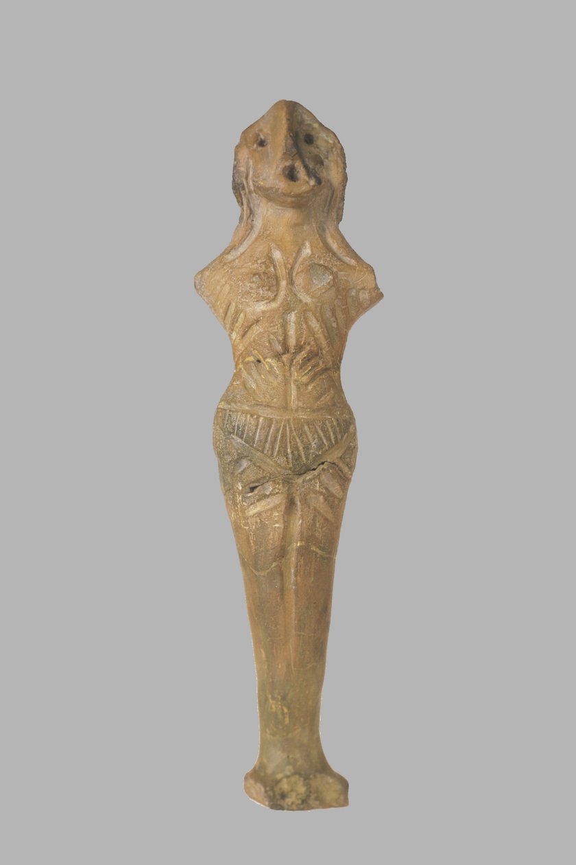 Vrouwelijke Figurine, 3950-3500 v.Chr. door Prehistoric Russian Culture