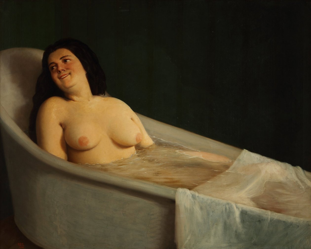 El baño door Prilidiano Pueyrredon